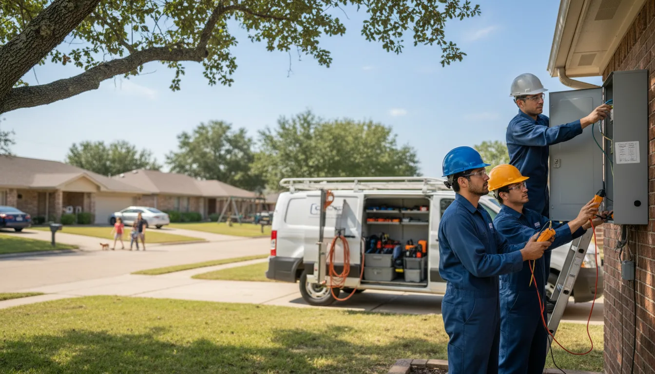 Certified electrician providing emergency electrical services in Port Neches, TX